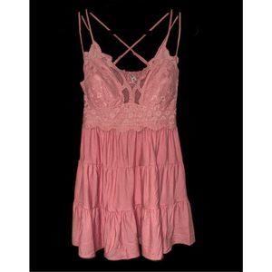 NWOT Zenana Pink Summer Dress Adella 2X